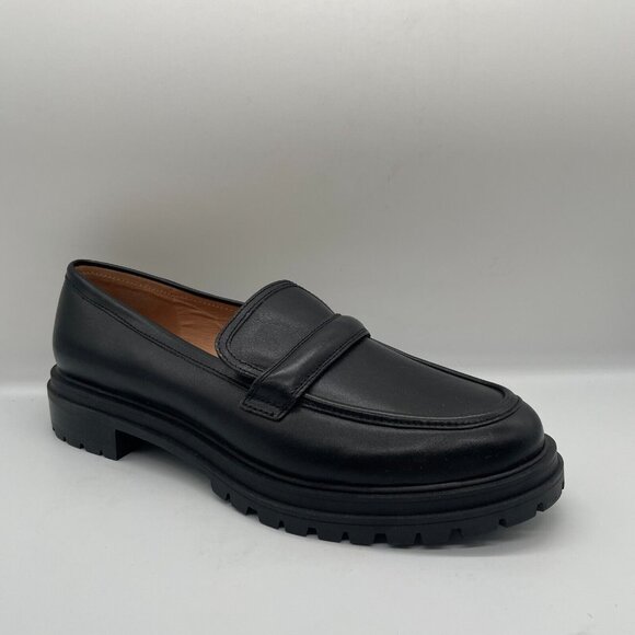 Madewell Black Leather Loafers - Picture 3 of 12